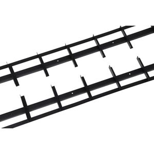 Wovar Flex Fence Draaibare Lamellen voor in de tuin Zwart RVS 50 cm | 2 stuks