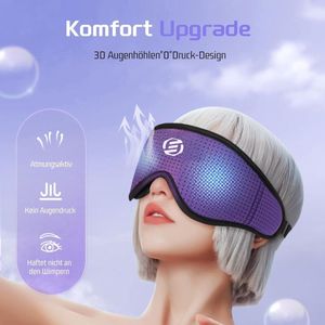 Equivera Bluetooth Slaapmasker - Oogmasker Slaap - Vrouwen en Mannen - Verbeter Je Slaap - Oogmasker