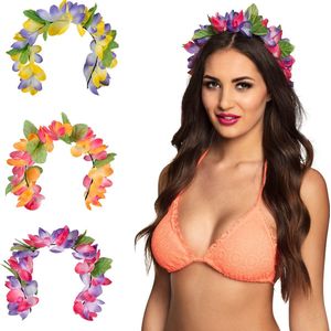 Boland - Diadeem Amelia assorti - Één maat - Volwassenen - Vrouwen - Hawaii