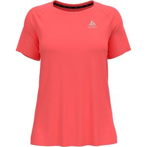 ODLO T-shirt s/s crew neck ESSENTIAL Vrouwen Sportshirt - Siesta - Maat L
