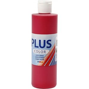 Plus Color Acrylverf - Verf - 250 ml - Berry Red