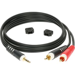 Klotz soundcard kabel Cinch 6 m AY7-0600, goudcontacten - Invoerkabel