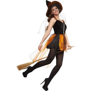dressforfun - Vurige heks Wilzania S - verkleedkleding kostuum halloween verkleden feestkleding carnavalskleding carnaval feestkledij partykleding - 302417