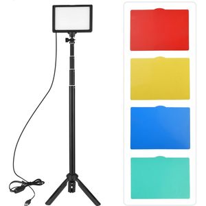 Dakta® Complete fotostudio set | LED | Soft box | Lampen | Fotografie Lamp | 4 kleuren licht
