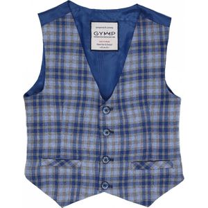 GYMP-Blauwe gilet--Blue-Maat 128