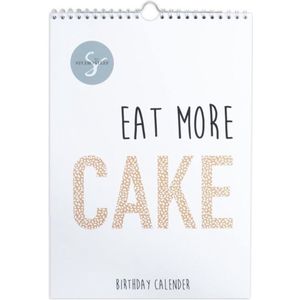 Eat more Cake verjaardagskalender Quotes | verjaardagskalender geen jaartal | verjaardagskalender volwassenen | verjaardagskalender staand | kalender verjaardagskalender