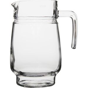 Glazen schenkkan/karaf 1,6 liter - Sapkannen/waterkannen/schenkkannen