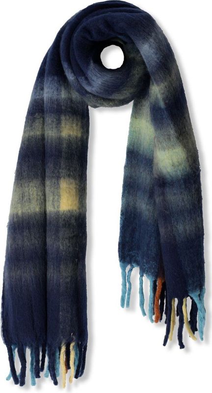 Notre-V Holly Sjaals Dames - Blauw - Maat ONESIZE