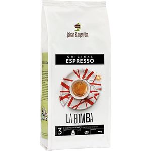 Johan & Nyström - Espresso La Bomba - 500gr - whole beans (Traditional Napoli Style Italian Espresso Blend - 40% Robusta 60% Arabica)