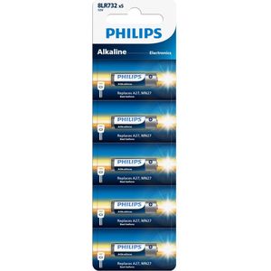 Philips A27 - MN27 - 8LR732 12V alkaline batterij - 5 stuks