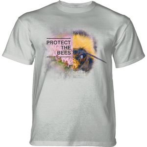 T-shirt Protect Bee Grey S