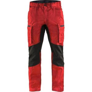 Blaklader 1459 Service Werkbroek Stretch Rood/Zwart