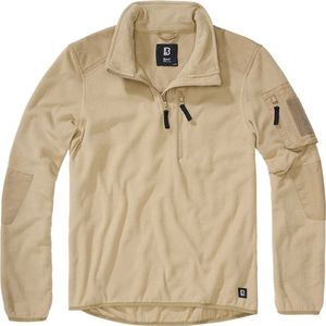 Brandit - Fleece Troyer Ripstop Longsleeve shirt - 3XL - Beige