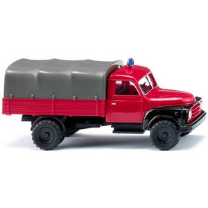 Wiking 034505 H0 Hulpdienstvoertuig Hanomag Brandweer L 28 vrachtwagen met laadbak