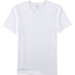 OLYMP Level Five Casual body fit T-shirt - gebroken wit - Maat: S