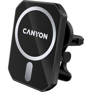 Canyon Magsafe autohouder CA -15 - Chargers - Wireless Charger 15W - Auto -adapter - Zwart