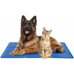 Verkoelende huisdieren gelmat / koelmat XL - Cooling mat voor grote honden en/of katten - 60 x 80 cm