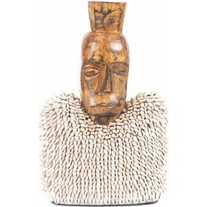 Ogoh Ogoh Standbeeld - Handgesneden sculptuur - Sumba Art - Beschermend en genezend - 10 cm x 36 cm x 25 cm