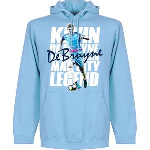 De Bruyne Legend Hoodie - Lichtblauw - XL