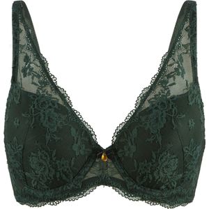 LingaDore - Triangel BH Luxe Garden Green - maat 80D - Groen