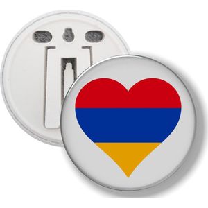 Button Met Clip - Hart Vlag Armenie