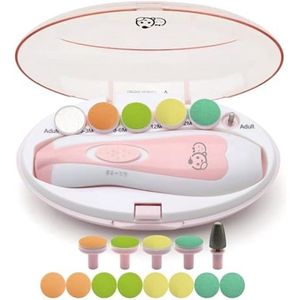 21 in 1 baby-nageltrimmer, veilige elektrische baby-nagelvijl, 13 extra gereedschappen, baby-nagelset