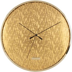 Karlsson - Discobal Wandklok - Goud - 40cm - Geluidloos - 1 AA-batterij