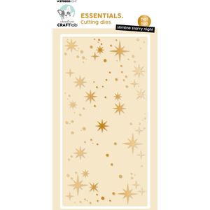 Hot foil cutting die Slimline starry night - Essentials nr. 13