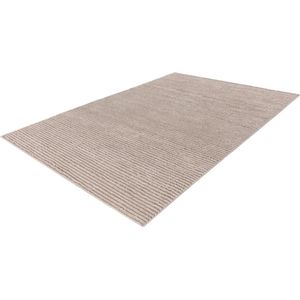 Lalee Lotus vloerkleed geometrisch tapijt bohemienstijl scandinavisch karpet hoog laag polig 160x230 cm beige