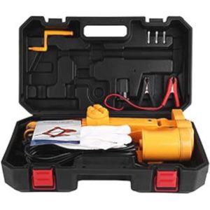 Universele Elektrische Krik voor Auto's - 12V, Capaciteit 2 Ton, Volautomatisch en Ideaal voor Bandenreparatie