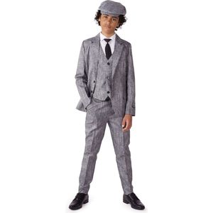 Suitmeister 20's Gangster Grey - Jongens Pak - Carnaval - Halloween - Maat L