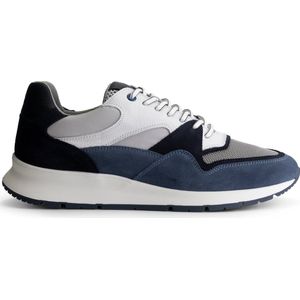 Travelin' Ledbury Leren Herensneakers - Mannen veterschoenen - Blauw leer - Maat 46