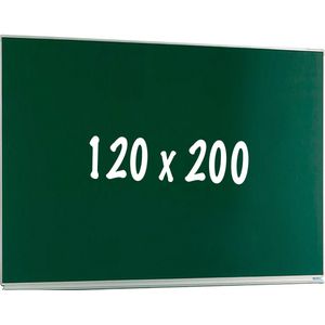 Krijtbord PRO - Magnetisch - Enkelzijdig bord - Schoolbord - Eenvoudige montage - Geëmailleerd staal - Groen - 120x200cm