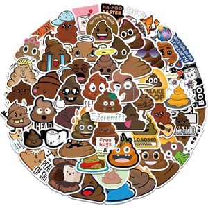 Poep Emoji Stickers - 4x5CM - Grappige stickers voor volwassenen - Poop/Funny Shit