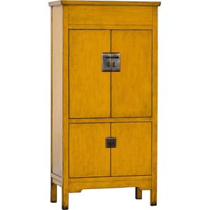 Chinese Bao Kast Geel - Summer Yellow – Oosterse Kast – Aziatische Kast