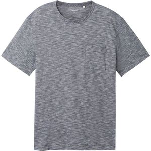 TOM TAILOR basic t-shirt with pocket Heren T-shirt - Maat L