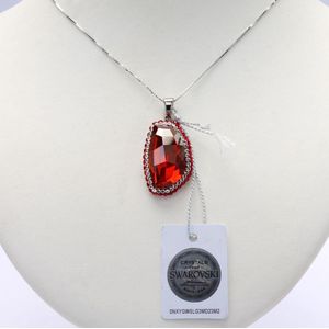 actie! Brigada - hanger met Swarovski stenen - incl. zilveren ketting - 45 cm - voorzien van Swarovski certificaat - 925 sterling zilver