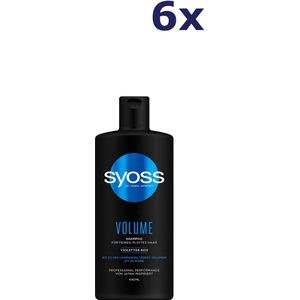 6x Syoss Shampoo 440ml Volume