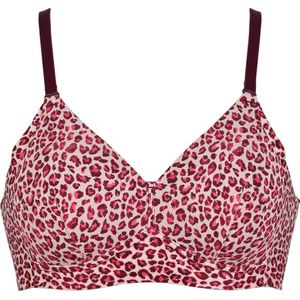 Naturana t-shirt Side smoother bh zonder beugels 85C - Leopard print