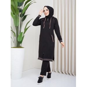 Lange trainingspak voor hijab islamitic pak Official Trainingspak Track suit Dames Trainingspak Dames Set Merk MMH Set Fashion Casual Trainingspak Dames Kleding -S