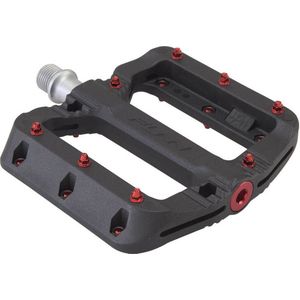 FUNN Black Magic Platformpedalen, rood