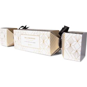 JENS Living - Geurkaarsen In Party Cracker Wit/Zwart