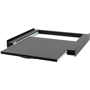 Muntel® Tussenstuk Wasmachine Droger - Stapelkit Wasmachine Droger - Universeel - Uitschuifbare werkblad - Zwart