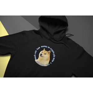 Dogecoin Coin Meme Hoodie | Cryptocurrency | Bitcoin btc | Ethereum ETH | Crypto | Unisex Maat XS