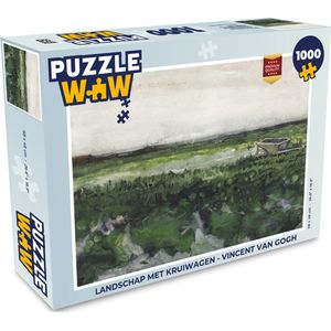 Puzzel Landschap met kruiwagen - Vincent van Gogh - Legpuzzel - Puzzel 1000 stukjes volwassenen