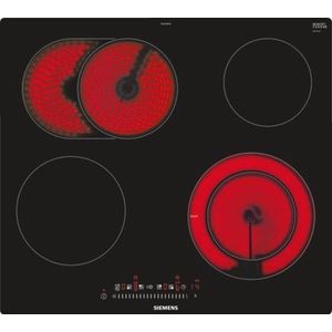 Siemens ET601FNP1E kookplaat Zwart, Roestvrijstaal Ingebouwd Keramisch 4 zone(s)