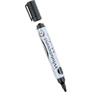 Magnetische whiteboard wisser met zwarte marker - Whiteboard accessoires - Wissers & stiften