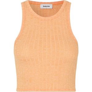 Oranje crop top Desmond - Modstrom