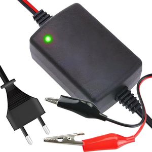 12V 1.5A Gel Battery Charger for Classic Cars - Motorcycles - Scooters - Lawnmowers - Boats - Trucks - Caravans - 1.3 m Charging Cable