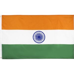 CHPN - Vlag - Vlag van India - Indiase vlag - Indische Gemeenschap Vlag - 90/150CM - India vlag - Vlag van Azië - India